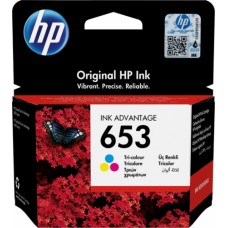 Оригинальный струйный картридж HP 653 Ink Advantage, трехцветный (3YM74AE)