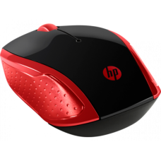 Оптическая беспроводная мышь HP 2HU82AA, 200 Empress Red, 1000 dpi, USB, 2.4 ГГц, красный