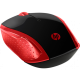 Оптическая беспроводная мышь HP 2HU82AA, 200 Empress Red, 1000 dpi, USB, 2.4 ГГц, красный