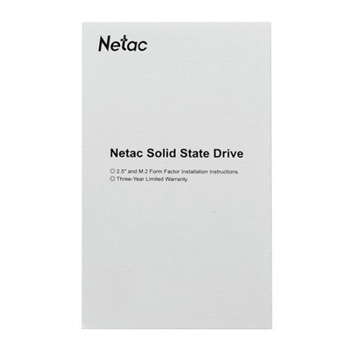 Твердотельный накопитель SSD 512Gb, SATA 6 Gb/s, Netac N600S, 2.5", 3D TLC, 540R/490W (NT01N600S-512G-S3X)