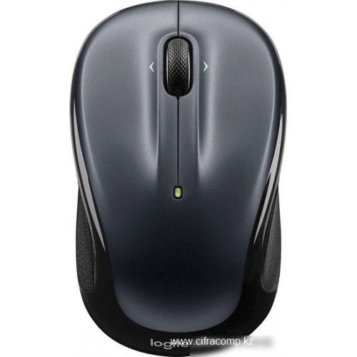 Мышь беспроводная Logitech M325 Dark Silver (темно-серая, оптическая, 1000dpi, 2.4 GHz/USB-ресивер (Logitech Unifying®), 5 кнопок (горизонтальная прокрутка), 1 батарея типа AA) (910-006812)