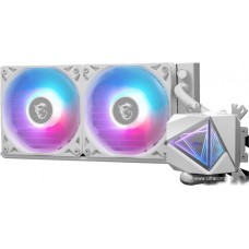 Водяное охлаждение для CPU MSI MAG CORELIQUID I240 WHITE Socket Intel/AMD, ARGB, Fan 2x120см Белый