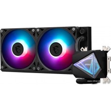 Водяное охлаждение для CPU MSI MAG CORELIQUID I240 Socket Intel/AMD, ARGB GEN2, Fan 2x120см Черный