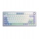 Клавиатура Bluetooth, Aula F75, Фиолетовый-Бежевый-Зеленый, KeyBoard BT/2.4 GHz/Type C, mechanical, Light Purple+Beige+Light Green