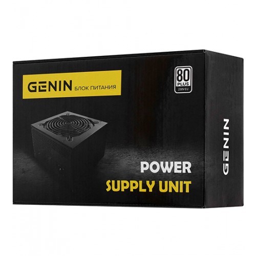 Power supply ATX Genin, GENPSU1000K, 1000W, 80plus, black