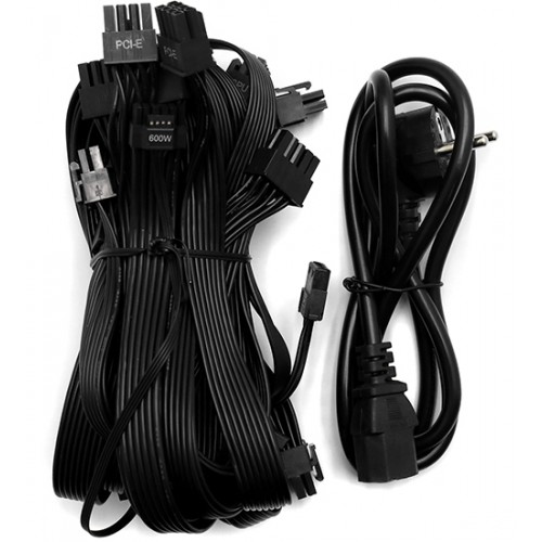 Power supply ATX Genin, GENPSU1000K, 1000W, 80plus, black