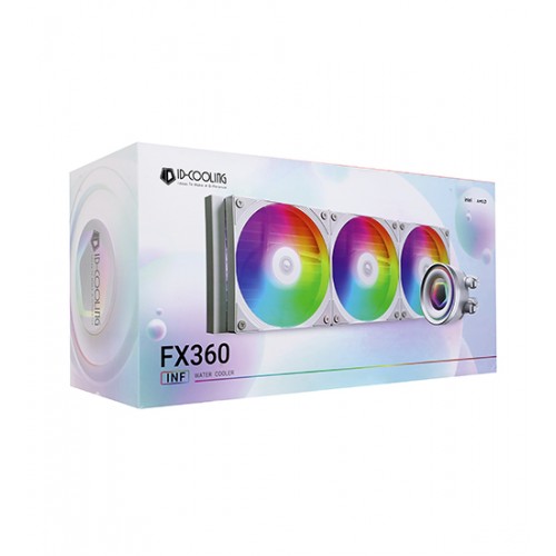 Система водяного охлаждения процессора ID-Cooling FX360 INF WHITE, Water Cooler for S1700/1200/1851/115x/AMD