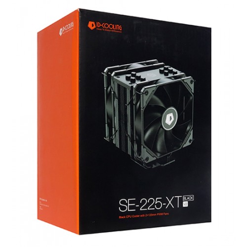 Система охлаждения ID-Cooling SE-225-XT BLACK V2, Cooler for S1700/1200/115x/2066/2011/AMD, 220W, 700-1800rpm, 4pin