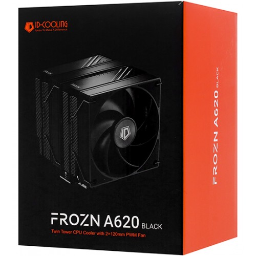 Система охлаждения ID-Cooling FROZN A620 Black, Cooler BLACK, for S1700/1200/115x/AMD, 270W, 500-2000rpm, 4pin