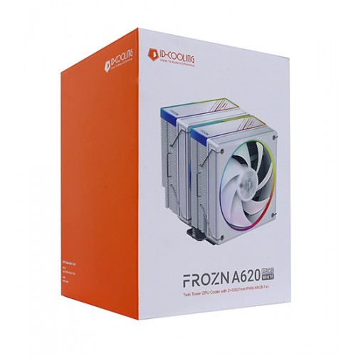 Система охлаждения ID-Cooling FROZN A620 ARGB WHITE, Cooler for S1700/1200/115x/AMD, 270W, 500-2000rpm, 4pin