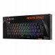 Клавиатура USB, Meetion MK005, Черный, KeyBoard Mechanical, Blue switch, 61 keys EN/RU/KZ, Cable USB-C, Black