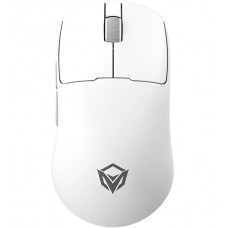 Мышь Meetion GW40Pro, Белый, Mouse GW40 Pro, Wireless, 7200DPI, 26000fps, 230mAh, 6 Button, USB-C, 2.4 GHz/BT, White