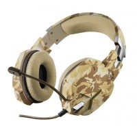 Наушники гарнитура игровая Trust GXT 322D CARUS HEADSET desert camo