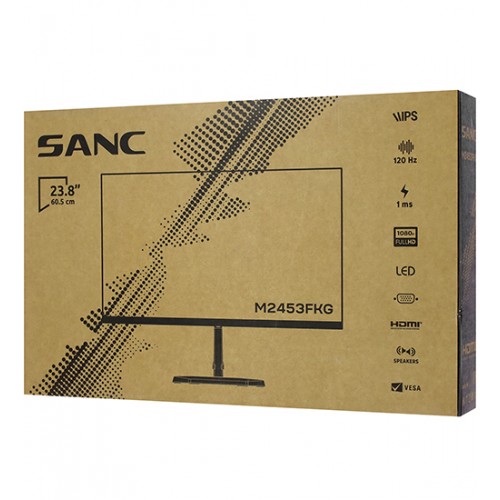 Монитор Sanc M2453FKG, LCD 23.8" 1920x1080 IPS (LED) 120Hz, 2ms, 250 cd/m2, 1000:1, DP/HDMI