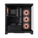 Компьютерный корпус 1STPLAYER Mi8-BK-3FC7R-1FC7 Black без Б/П