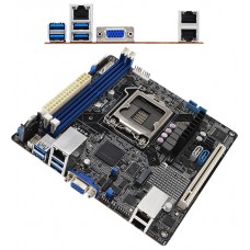 Материнская плата Asus P12R-I, MB Socket1200, mITX, iC252 (D-Sub, 2GNIC) 2DDR4, PCIx16, M.2, 6 SATA