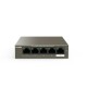 PoE-коммутатор Tenda TEG1105P-4-63W 5-port Gigabit Ethernet с 4-port PoE бронзовый