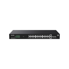 PoE-коммутатор с облачным управлением 26GE+2SFP Tenda TEG2228P-24-410W с 24-Port PoE черный