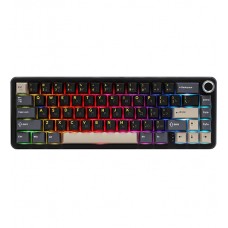 Клавиатура Bluetooth, Attack Shark X66 Star Black, KeyBoard 66 keys,BT/wireless/Type-C,EN/RU/KZ, 3000mAh,Black