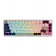 Клавиатура Bluetooth, Attack Shark X66 Cheese White, KeyBoard BT/wireless/Type-C, EN/RU/KZ, 3000mAh