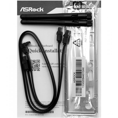 Материнская плата ASRock A620AM-X WiFi, MB Socket AM5, MATX, AMD A620A (DP+HDMI) I, 2DDR5, 1PCIx16,PCIx1