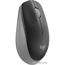 Мышь Logitech M190 Wireless, Оптическая, 1000DPI, 1xAA, USB, 2.4 GHz, Серый/Черный (910-005906)