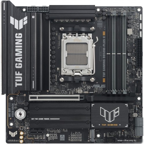 Материнская плата ASUS TUF GAMING B850M-PLUS II, AM5 B850 4xDDR5 4xSATA 3xM.2 1xHDMI 1xDP mATX