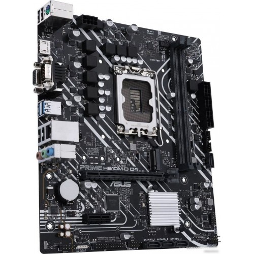 Материнская плата ASUS PRIME H610M-D D4, LGA1700 2xDDR4 4xSATA3 M.2 D-Sub HDMI COM mATX