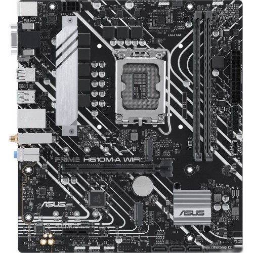 Материнская плата ASUS PRIME H610M-A WIFI, LGA1700 2xDDR5 4xSATA3 2xM.2 D-Sub HDMI DP mATX