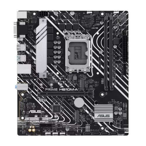 Материнская плата ASUS PRIME H610M-A R2.0, LGA1700 H610 2xDDR5 4xSATA3 2xM.2 D-Sub HDMI DP mATX