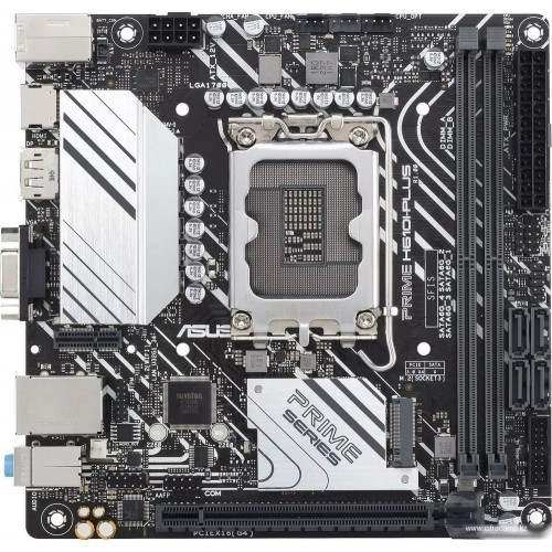 Материнская плата ASUS PRIME H610I-PLUS-CSM, LGA1700 H610 2xDDR5 4xSATA3 1xM2 D-Sub HDMI DP mITX