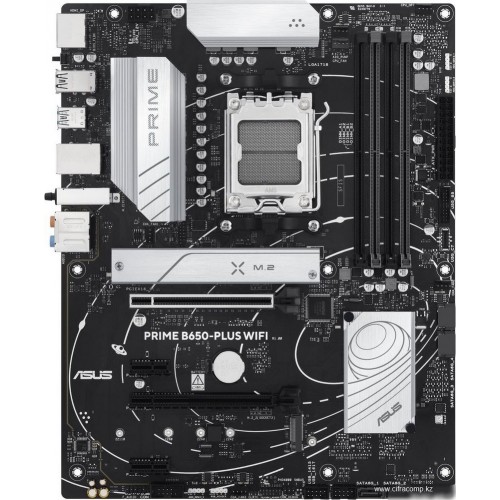 Материнская плата ASUS PRIME B650-PLUS WIFI AM5 4xDDR5 4xSATA3 RAID 2xM.2 HDMI DP ATX