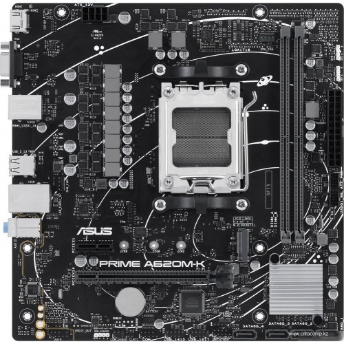 Материнская плата ASUS PRIME A620AM-K AMD A620A AM5 2xDDR5 4xSATA3 RAID M.2 HDMI DP mATX