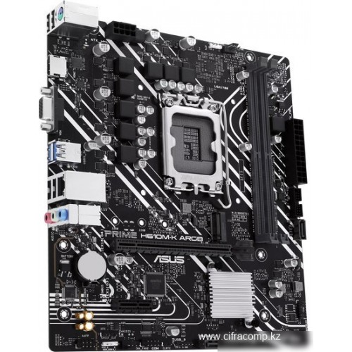 Материнская плата ASUS PRIME  H610M-K ARGB, LGA1700 2xDDR5 4xSATA3 M.2 VGA HDMI mATX