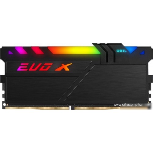 Оперативная память 16GB GEIL 3200MHz DDR4 PC4-25600 EVO X II Black RGB CL16 GEXSB416GB3200C16BSC