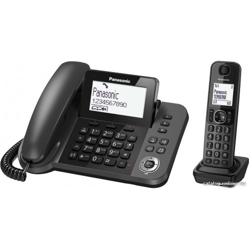 Радиотелефон PANASONIC KX-TGF320 (RUM) Черный