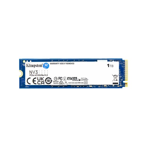 Твердотельный накопитель 1000GB SSD Kingston SNV3S/1000GBK M.2 2280 Gen4x4 NVMe R6000/W4000, BULK