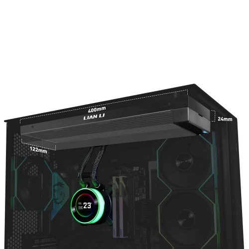 Водяное охлаждение для CPU Lian Li Hydroshift lI LCD-C 360N FAN LESS Black G89.GHS2LCD36B.00