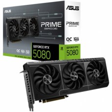 Видеокарта ASUS GeForce RTX5080 PRIME 16GB GDDR7 OC Edition 256bit HDMI 3DP PRIME-RTX5080-O16G