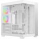 Корпус Ocypus Delta C74 WH ARGB ATX/MATX/ITX, USB3.0x2, Type C, Белый, Delta-C74-WHD200XX-GL