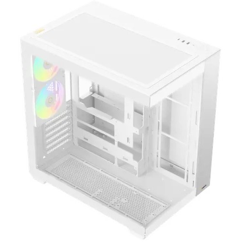 Корпус Ocypus Delta C74 WH ARGB ATX/MATX/ITX, USB3.0x2, Type C, Белый, Delta-C74-WHD200XX-GL