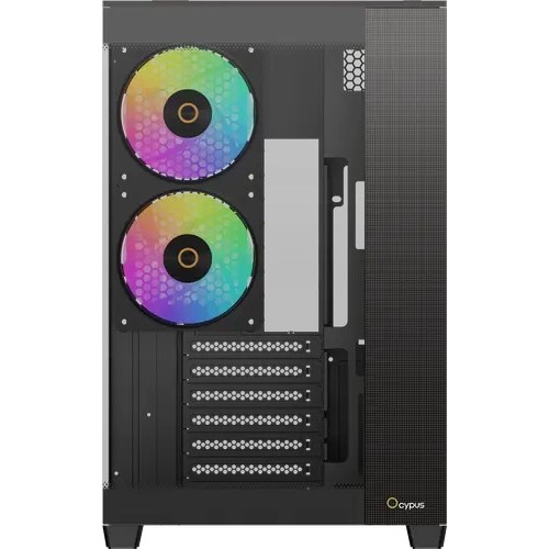 Корпус Ocypus Delta C74 BK ARGB ATX/MATX/ITX, USB3.0x2, Type C, Черный, Delta-C74-BKD200XX-GL