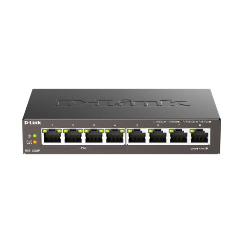 Коммутатор D-Link DGS-1008P/F3A
