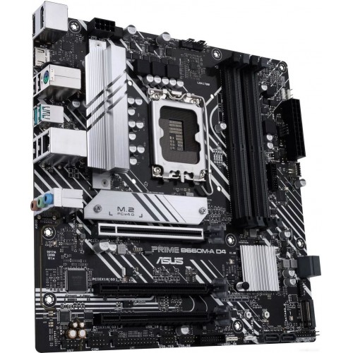 Материнская плата ASUS PRIME B660M-A D4-CSM, LGA1700 B660 4xDDR4 4xSATA3 2xM.2 RAID 2xHDMI 1xDP mATX
