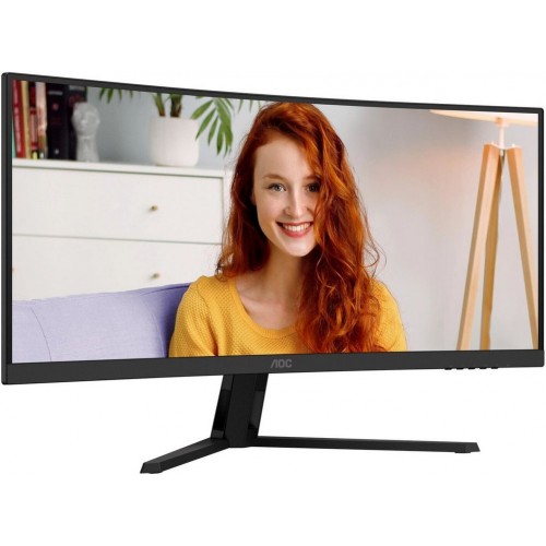 Монитор 34" AOC CU34B3E/01 VA 3440x1440 120Hz 1500R 4ms 300cd/m2 3500:1 1xHDMI 1xDP 1хAudio out