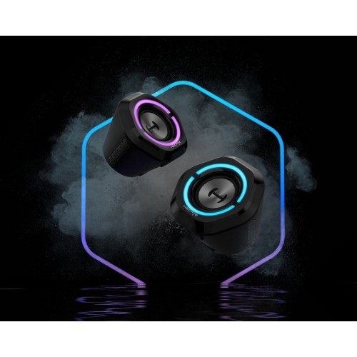 Акустическая система Bluetooth Edifier G1000 Black <2.0, RMS 5Вт, 93Гц-20кГц, BT5.3, USB, AUX>