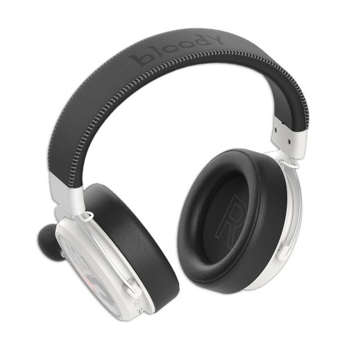 Наушники беспроводные игровые Bloody MR590 WHITE <BT+2.4G, Type-C>