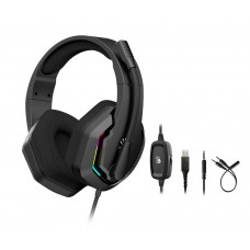 Наушники+микрофон игровые Bloody G260p BLACK