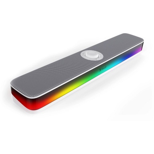 Саундбар Bloody S10 White <Bluetooth5.3, USB, RGB, Mic, 10W>
