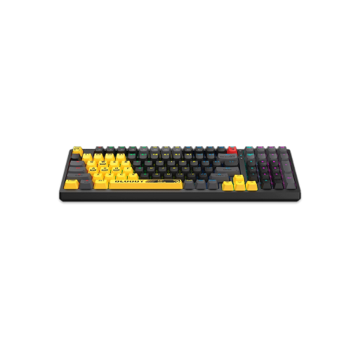 Клавиатура игровая Bloody S98-Lime <USB, механическая, 1,8м>